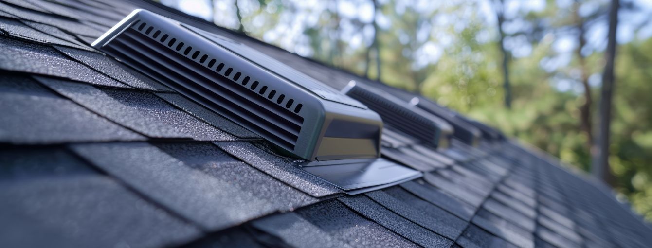 Ventilation vents installed by Acme Roof Systems