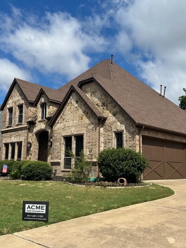 A gorgeous roof maintained by Acme Roofing. 